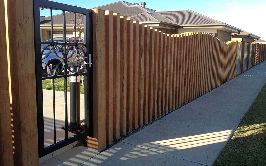 Timber Fencing for Garden